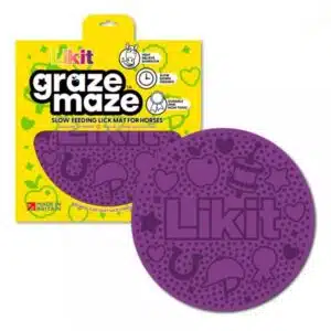 TAPIS À LÉCHER GRAZE MAZE VIOLET LIKIT SELLERIE EQUINOXE SHOP