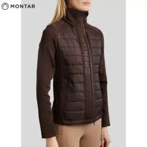 Veste d'équitation Hybride Emma Jacket brown MONTAR by Sellerie Equinoxe Shop