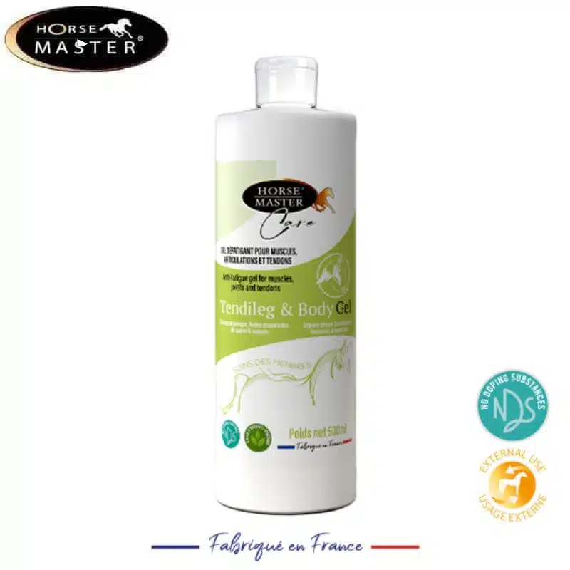TENDILEG & BODY GEL Gel de massage pour membres et corps pour cheval HORSE MASTER 013090505B SELLERIE EQUINOXE SHOP FUVEAU
