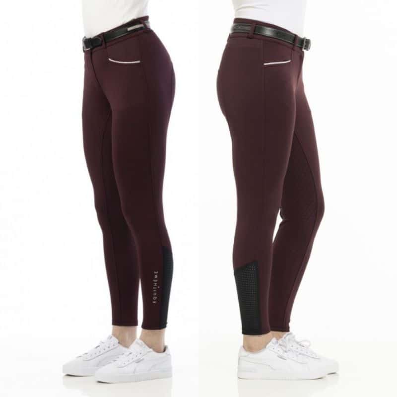 pantalon Claudine bordeaux Equitheme Sellerie Equinoxe Shop