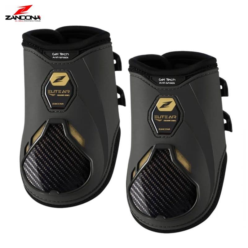 Protège-boulets Elite Air Carbon Coolmax black Fetlock Zandona by Sellerie Equinoxe