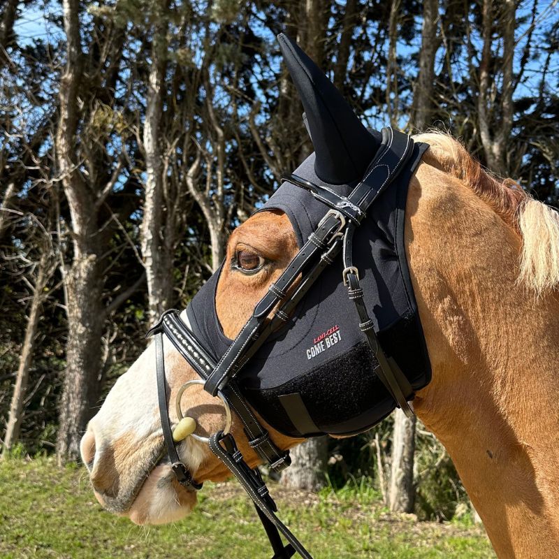 Masque COME BEST Titanium avec oreilles néoprèneponey Lamicell Equinoxe-Shop