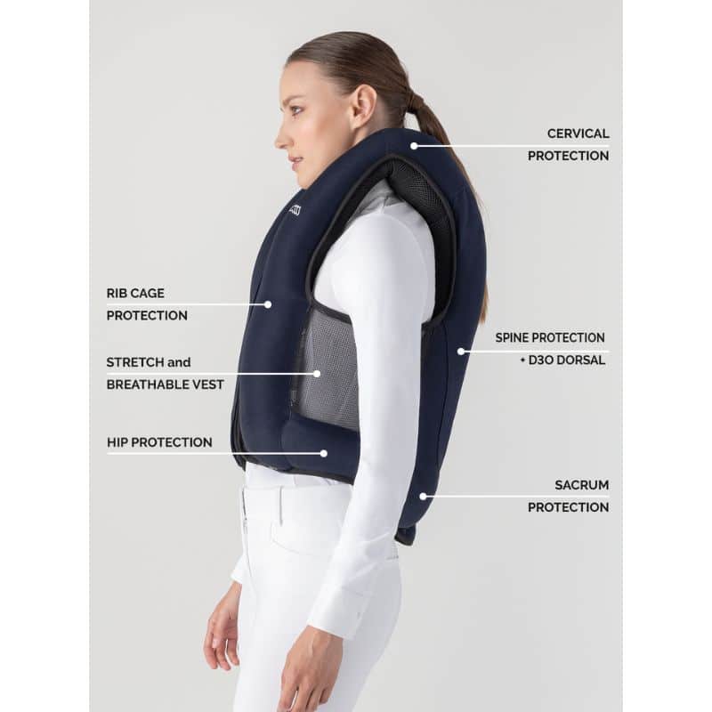 EQUILINE - ALLSHOT – Gilet Airbag d’équitation BELAIR adulte Sellerie Equinoxe