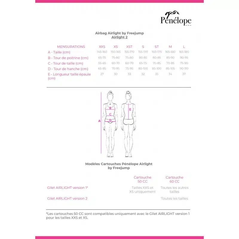 gilet-airbag-penelope-airlight-2-guide-des-tailles