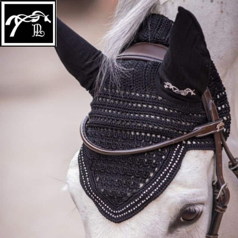 Bonnet New Strass Noir Penelope Leprevost Sellerie Equinoxe