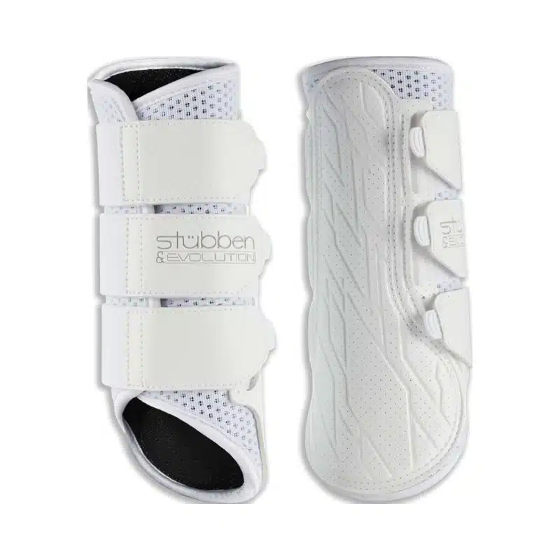 Guêtres Fermées Airflow stubben blanc Sellerie Equinoxe Shop Fuveau