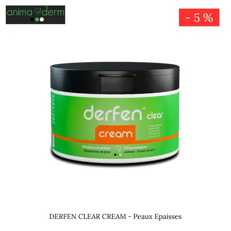 ANIMADERM – Derfen Clear cream crème apaisante pour chevaux peau épaisse Sellerie Equinoxe