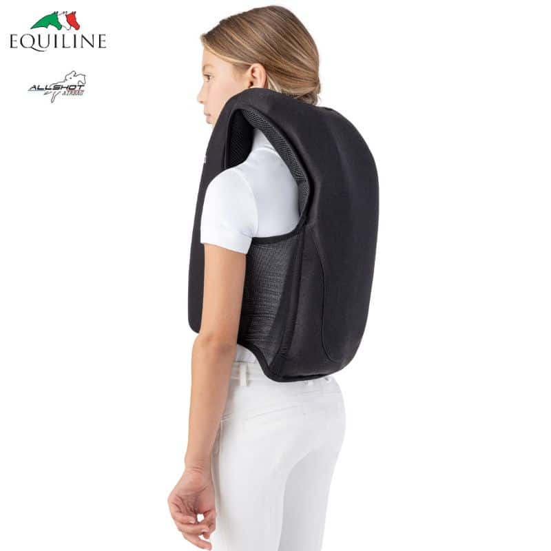 EQUILINE - ALLSHOT – Gilet Airbag d’équitation KID - JUNIOR AIR BAG VEST + 2 CARTOUCHES dos gonflé Sellerie Equinoxe