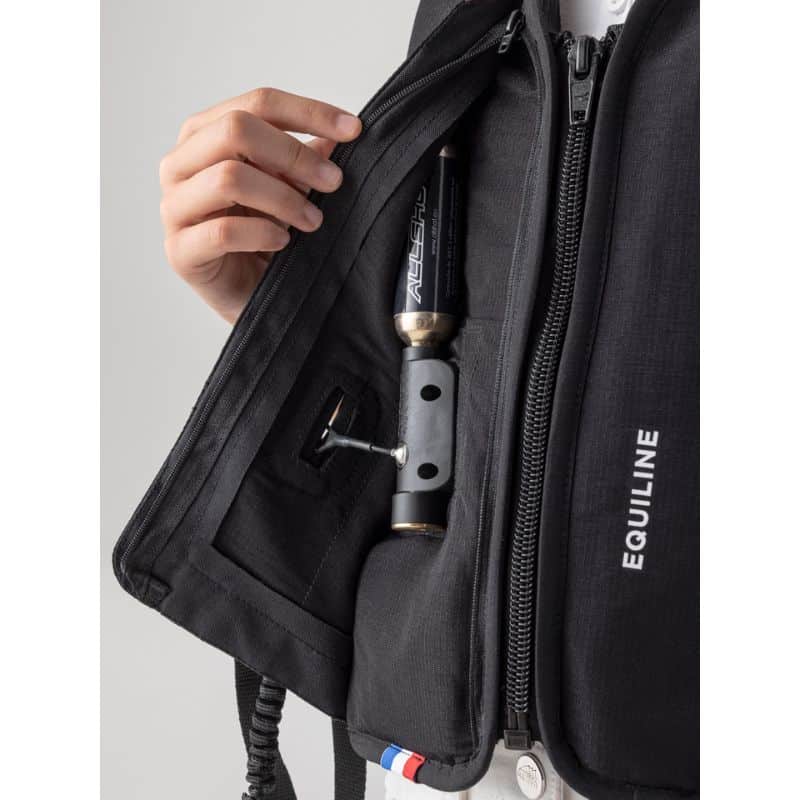 EQUILINE - ALLSHOT – Gilet Airbag d’équitation KID - JUNIOR AIR BAG VEST + 2 CARTOUCHES détail Sellerie Equinoxe