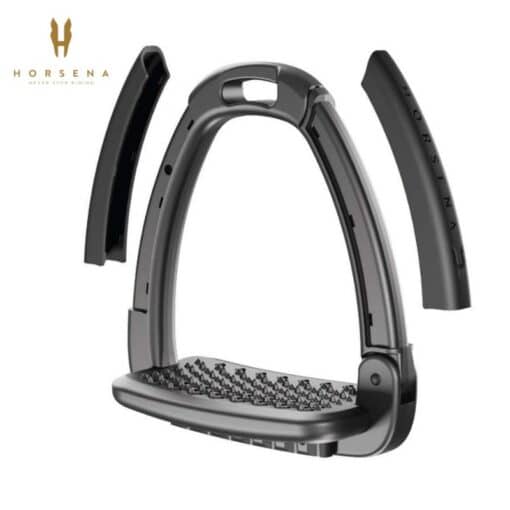 Étrier De Sécurité Acavallo Arena AluPro - Ouverture Latérale - Aluminium Et Polyamide
