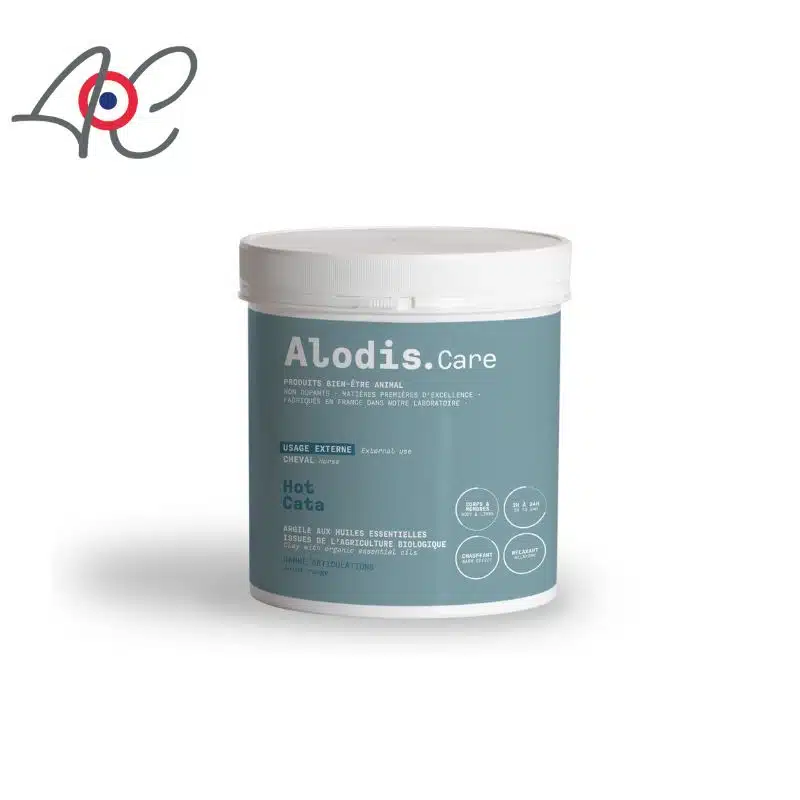 ALODIS CARE - Argile chauffante pour chevaux Hot Cata 1 kg Sellerie Equinoxe Shop Fuveau