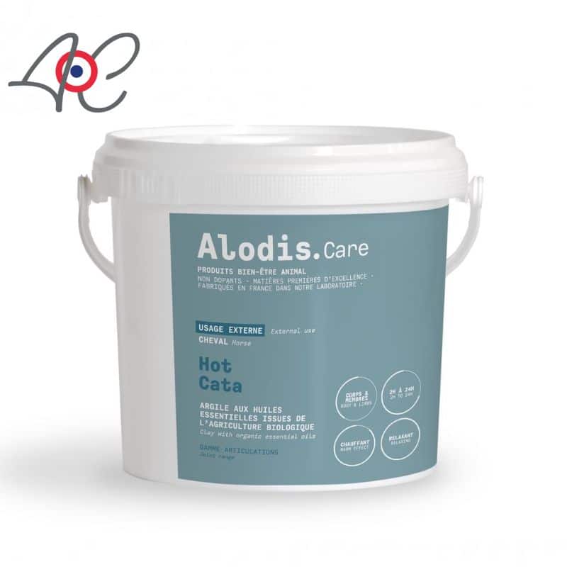 ALODIS CARE - Argile chauffante pour chevaux Hot Cata 3 kg Sellerie Equinoxe Shop Fuveau