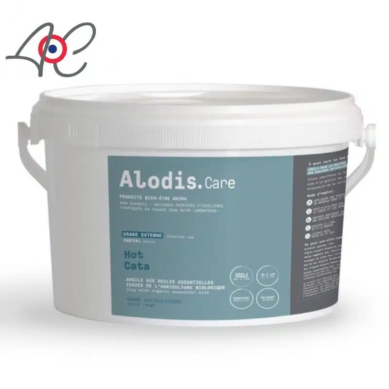 ALODIS CARE - Argile chauffante pour chevaux Hot Cata 5 kg Sellerie Equinoxe Shop Fuveau