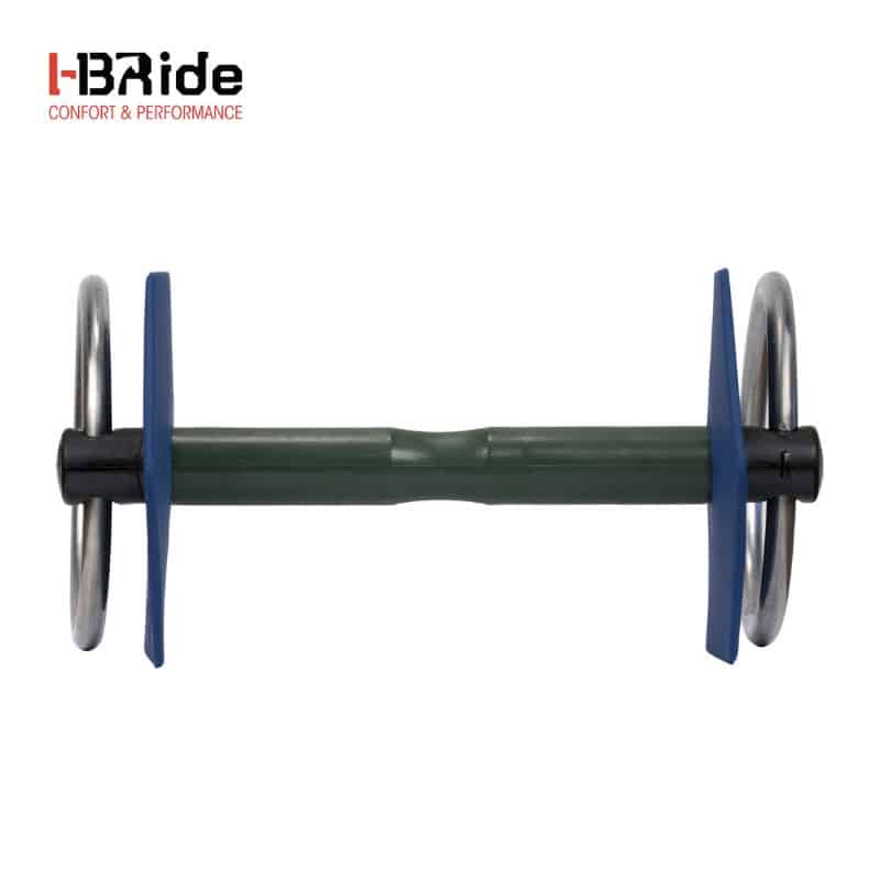 I-BRIDE Mors 2 anneaux droit Medium Flex - vert foncé