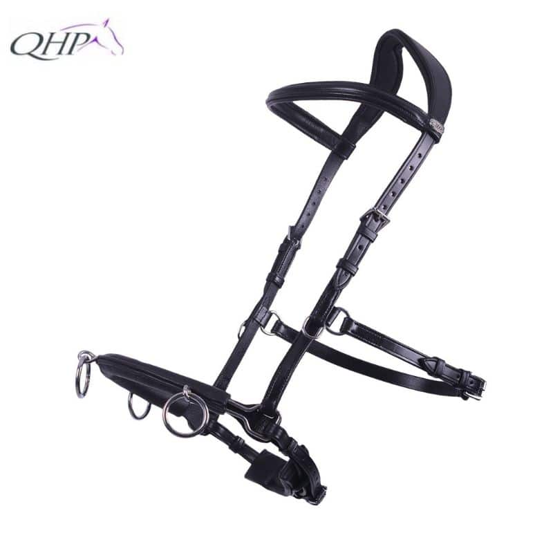 QHP - caveçon cuir noir