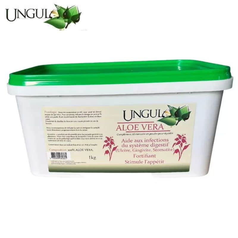 Aloe vera Ungula Naturalis - Aloe vera cheval poudre Sellerie Equinoxe Fuveau complément alimentaire pour chevaux