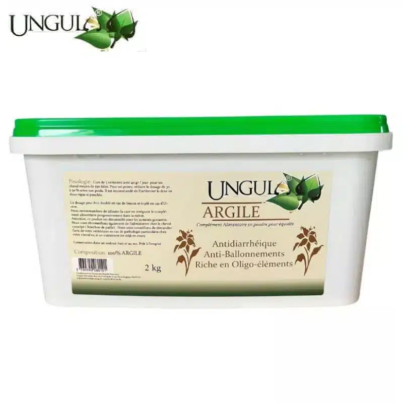 Argile alimentaire Ungula Naturalis - Argile cheval poudre Sellerie Equinoxe Fuveau complément alimentaire pour chevaux