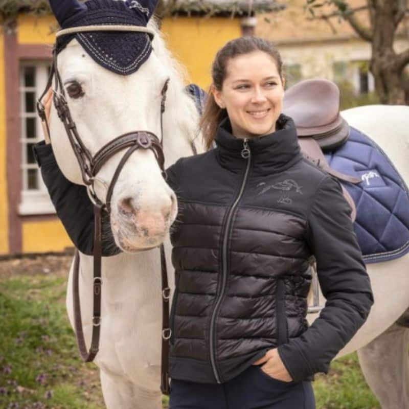 PENELOPE STORE - Doudoune Edelweiss Noir Pénélope Collection 978924 Sellerie Equinoxe Shop Fuveau