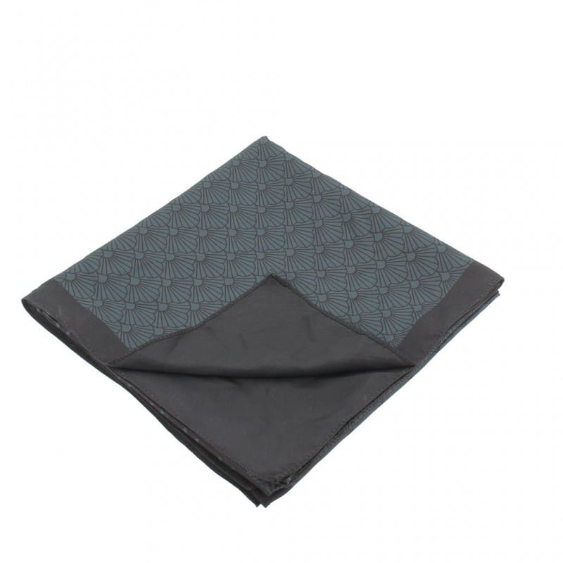 PENELOPE STORE - Foulard MYA noir bleu canard Sellerie Equinoxe