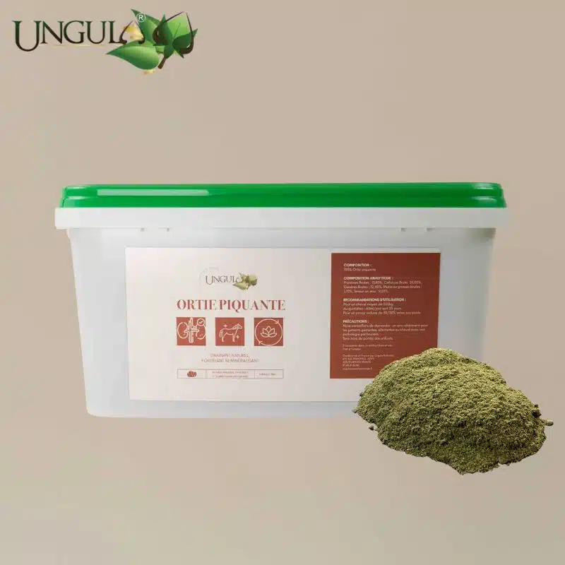 Ortie piquante pour cheval Ungula Naturalis en poudre format 1 kg
