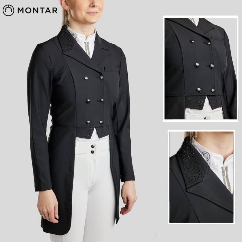 Frac de dressage Long Softshell Tail Coat MONTAR COAT2024 Sellerie Equinoxe Shop Fuveau