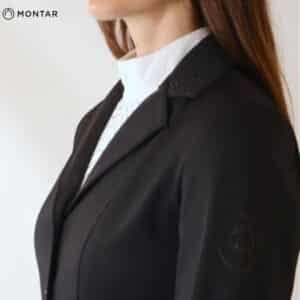 MONTAR - veste de concours BONNIE noir strass noires equinoxe-shop