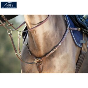 Collier de chasse avec pont et martingale HFI Havane Sellerie Equinoxe