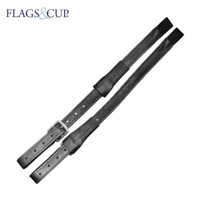 Etrivières Monobranche FLAGS & CUP Boucle noir full Sellerie Équinoxe