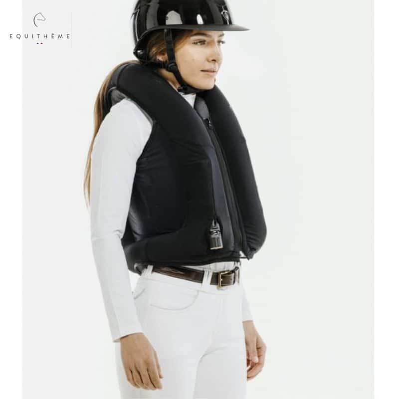 GILET D'EQUITATION AIRBAG AIRSAFE EQUITHÈME BY FREEJUMP Sellerie Equinoxe
