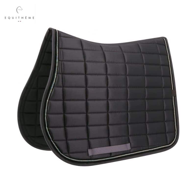 Tapis de selle equitheme domino strass violet Sellerie Equinoxe