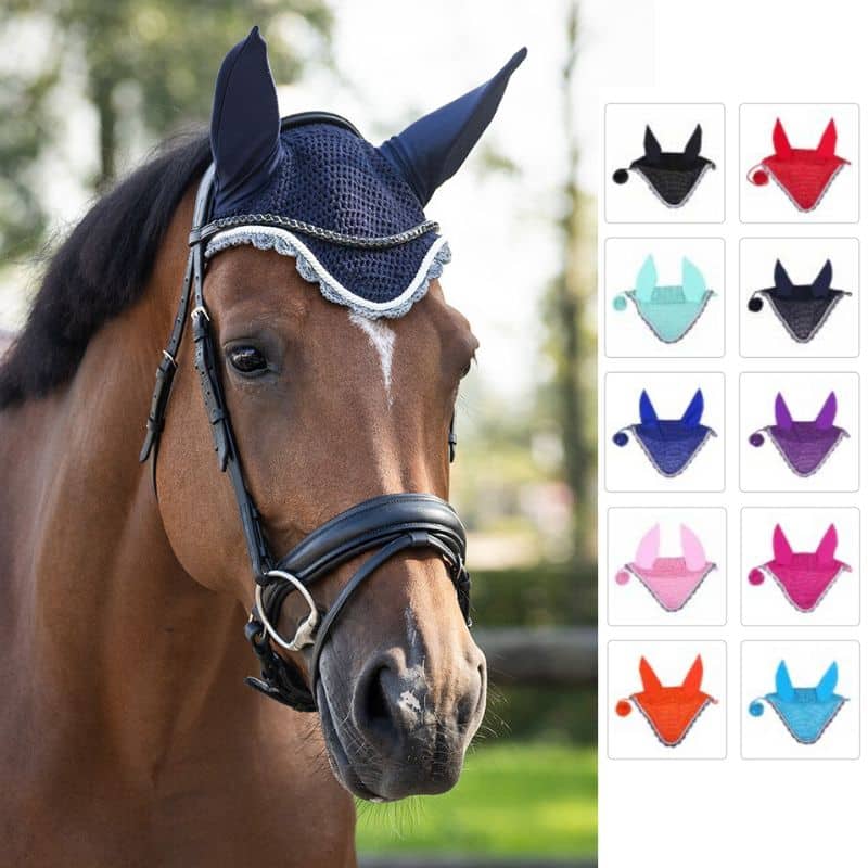 Bonnet anti-mouches COLOR QHP Q-Essentials cheval et poney Equinoxe-Shop