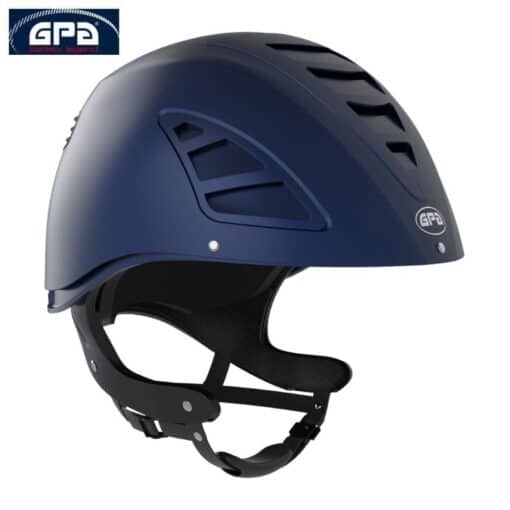 Casque d'équitation 4S JockUp TLS GPA marine mat Equinoxe-Shop