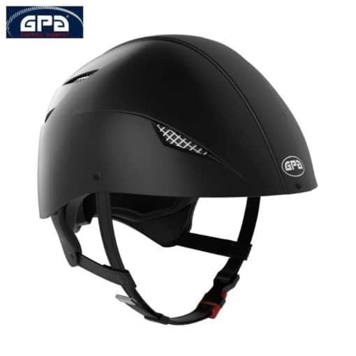 Casque d'équitation Easy Jockup Hybrid GPA noir mat Sellerie Equinoxe