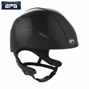 Casque d'équitation Easy Jockup TLS GPA noir brillant Sellerie Equinoxe