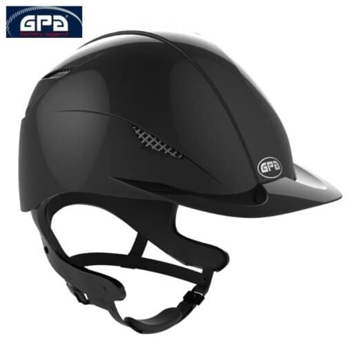 Casque d'équitation Speed Air TLS GPA noir brillant Equinoxe-Shop