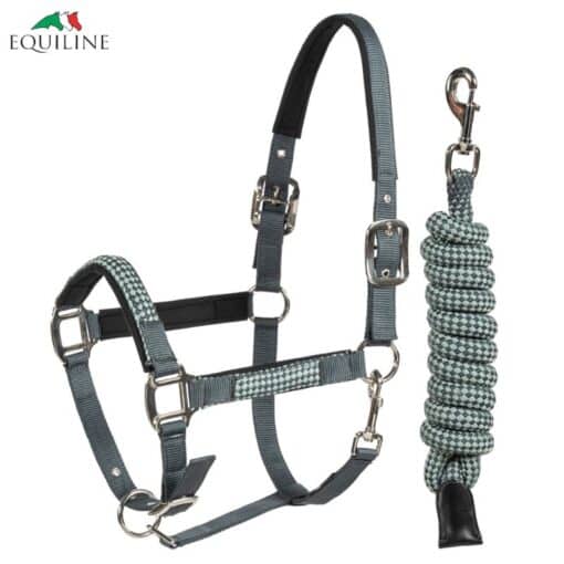 Equiline Elerta Headcollar and Lead Rope Set - Urban Chic SS24 Sellerie Équinoxe