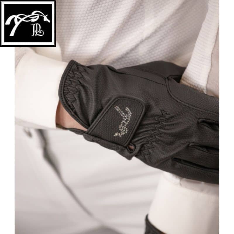 Gants d'équitation Prisma Strass - Noir SS24 PENELOPE STORE Sellerie Équinoxe Gants d'équitation Prisma Strass - Noir SS24 PENELOPE STORE Sellerie Équinoxe