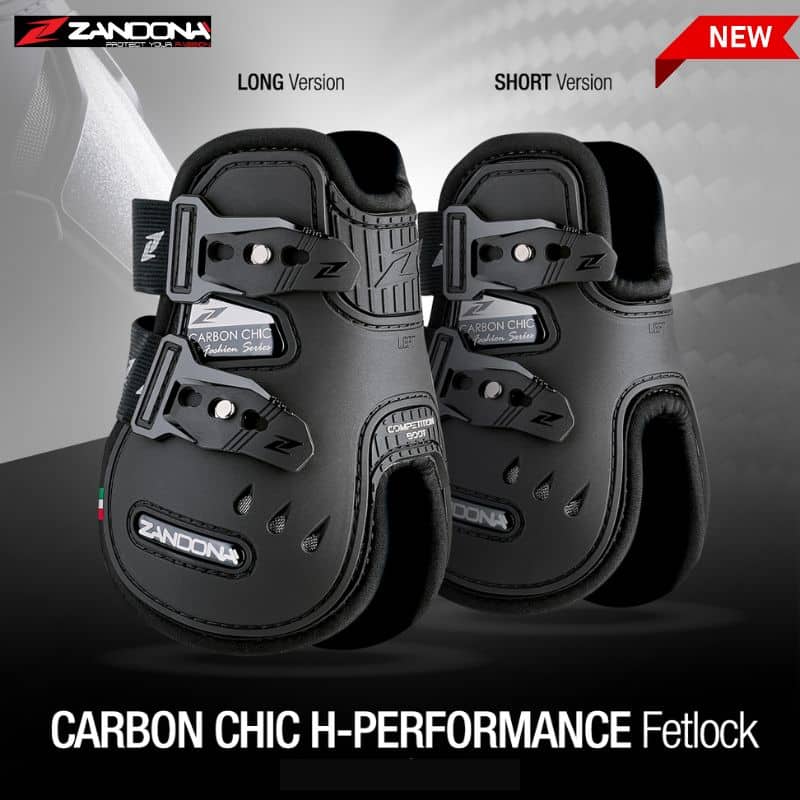 PROTEGE-BOULETS CARBON CHIC H-PERFORMANCE FETLOCK ZANDONA BY EQUINOXE-SHOP