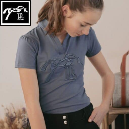 Polo Iliana bleu junior PENELOPE STORE SS24 Equinoxe-Shop