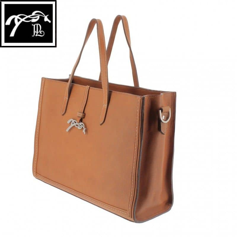 Sac à main PENELOPE COLLECTION Romane cognac SS24 equinoxe-shop