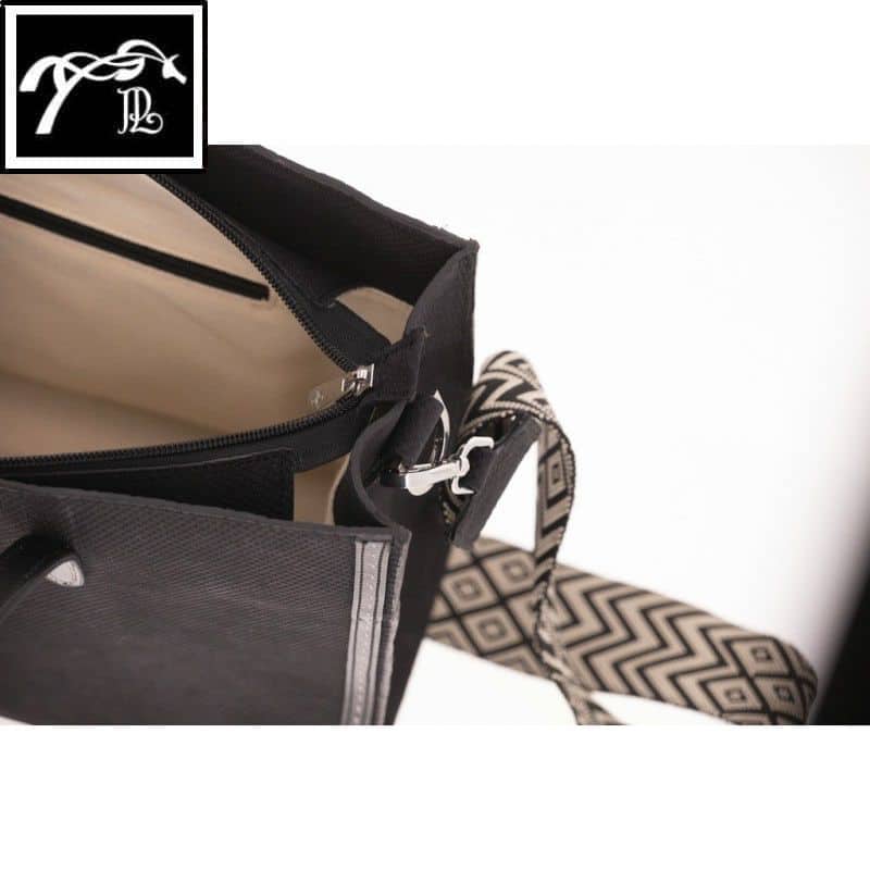 Sac à main Romane noir PENELOPE STORE SS24 equinoxe-shop