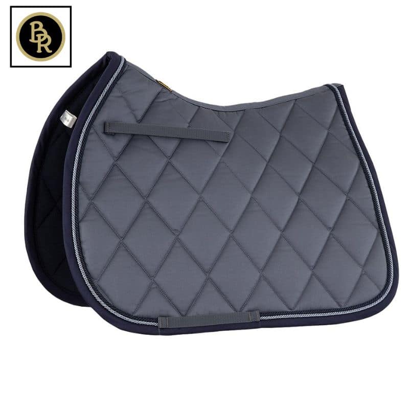Tapis de selle BR Event Cooldry CSO_Mixte Gris marine Sellerie Equinoxe
