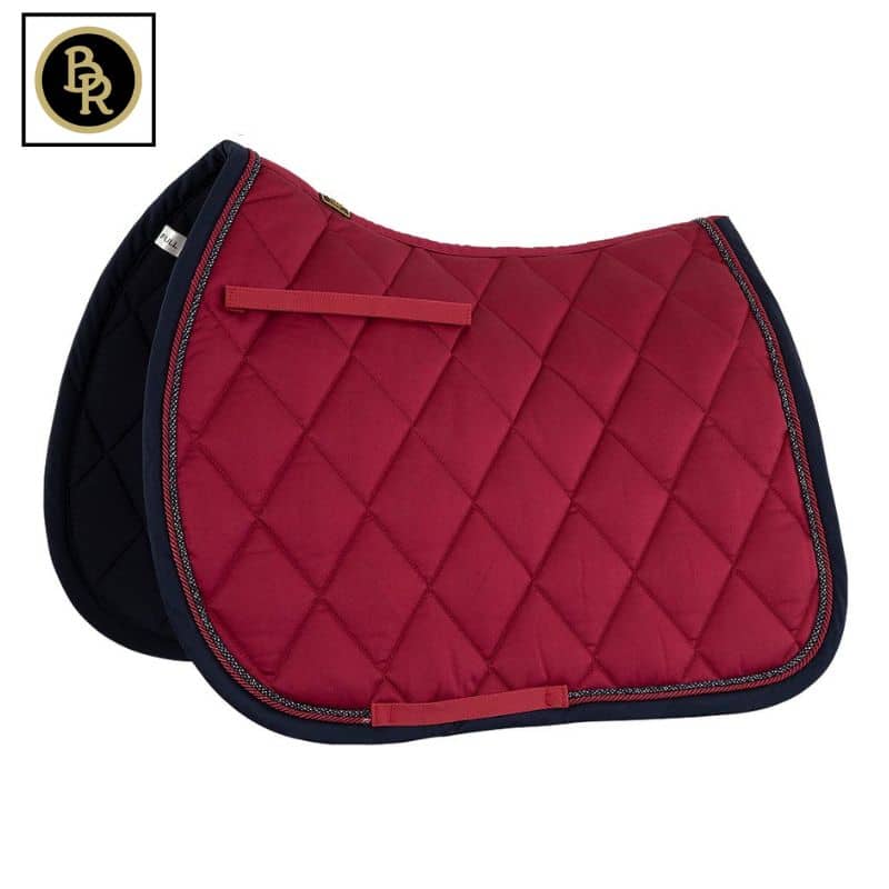 Tapis de selle BR Event Cooldry CSO_Mixte bordeaux marine Equinoxe Shop