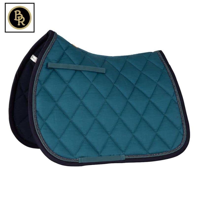 Tapis de selle BR Event Cooldry CSO_Mixte canard marine Sellerie Equinoxe