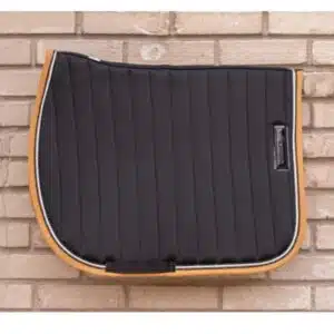 Tapis de selle Paddock Verticali Paddock Sport 204785 noir camel Sellerie Equinoxe Shop Fuveau