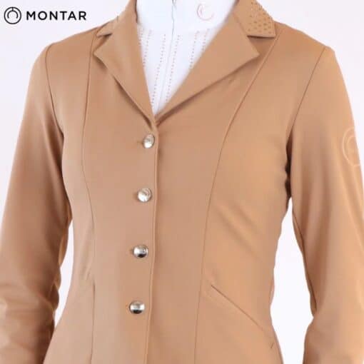 Veste de concours Bonnie crystal jacket moonstone front MONTAR SS24 Sellerie Equinoxe