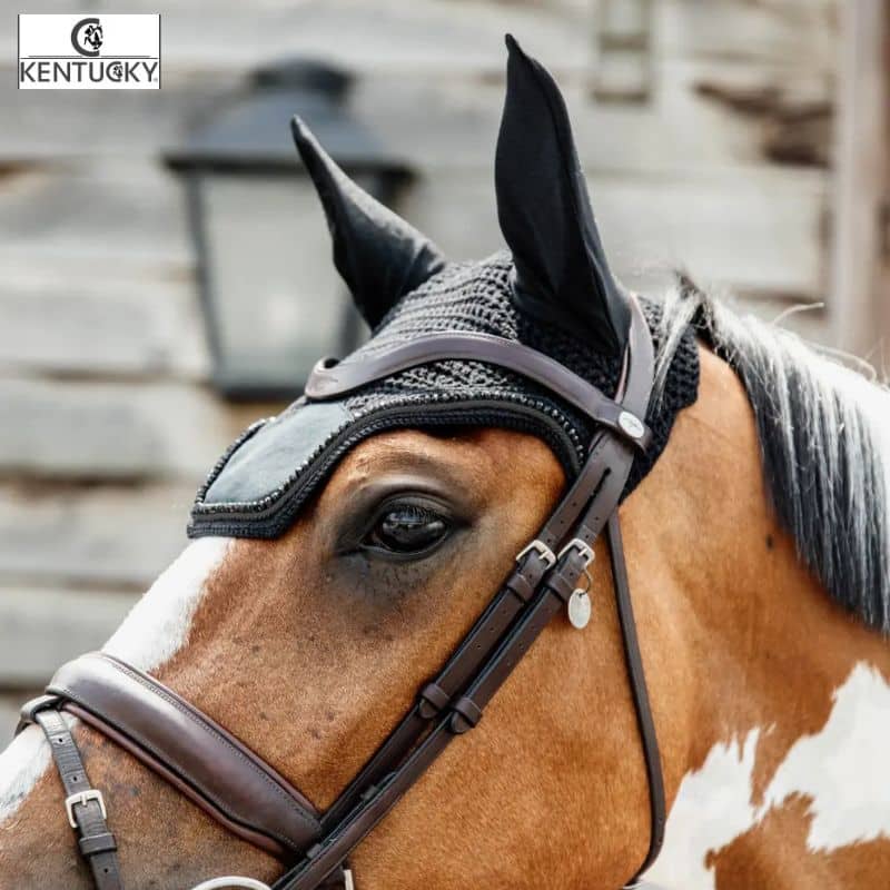 Bonnet Velvet Pearls Noir KENTUCKY Equinoxe-Shop