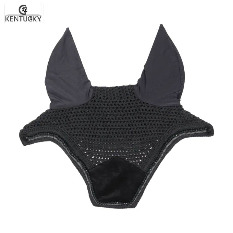 Bonnet Velvet Pearls Noir KENTUCKY Equinoxe-Shop