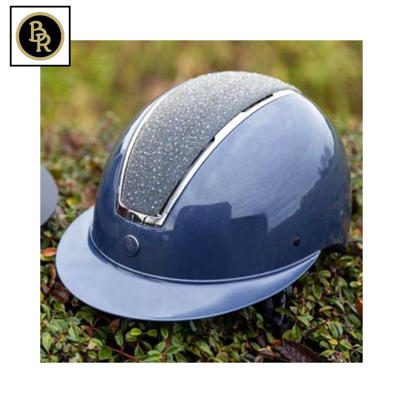 Casque d'équitation BR Omega Glamourous Plus Glossy Equinoxe-Shop