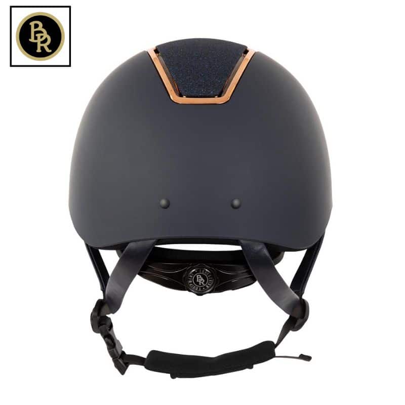 Casque d'équitation BR Omega Painted Glitter arrière